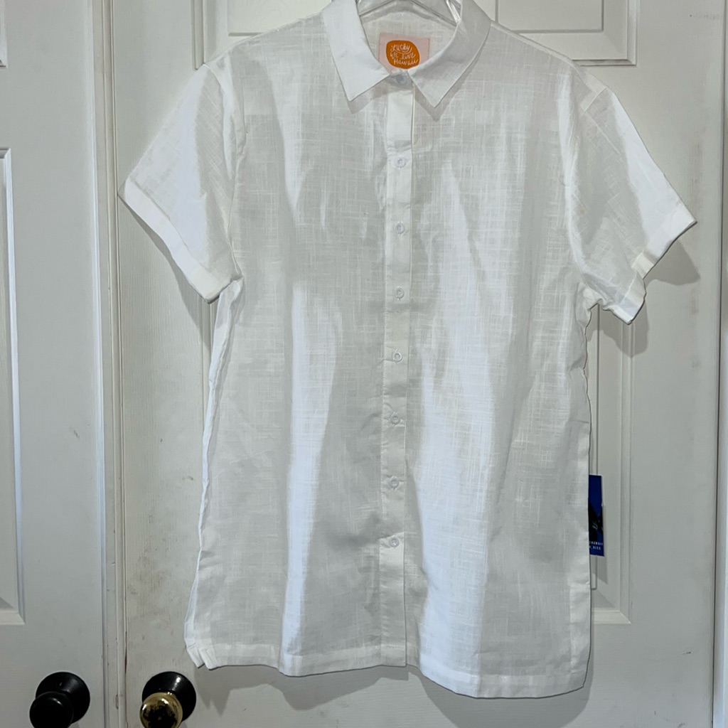 Nwt Button Down Coverup